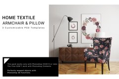 Throw Pillow & Armchair Upholstery Set Product Image 1