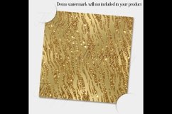 16 Seamless Gold Glitter Animal Skin Prints Digital Papers Product Image 3