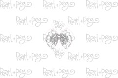 Gerber Floral Front Drop Laser Engraved Earring Download Product Image 3