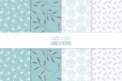 Floral Seamless Patterns - Blue Product Image 3