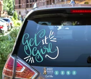 Hand lettered Get it Girl - Bonus A4 Stickers - Cut File Product Image 2