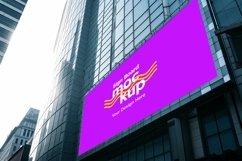 Sign Board Mockup on Building Wall Product Image 1