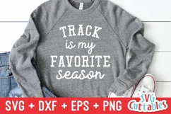 Track SVG | Track Is My Favorite Season | Shirt Design Product Image 1