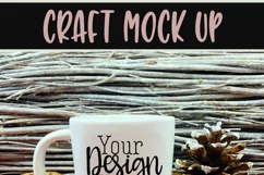 Plaid holiday cookie mug Craft mock up |High Res JPEG Product Image 2