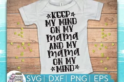 Mind On My Mama SVG DXF PNG EPS Cutting Files Product Image 1