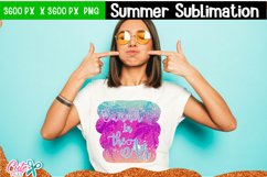 Summer in the air - summer sublimation quote Product Image 1