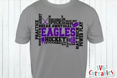 Hockey SVG | Hockey Word Art | Shirt Design Product Image 2