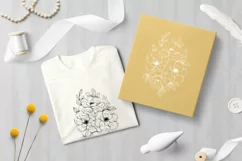 Flowers illustration / Flowers PNG / Flowers sublimation Product Image 3