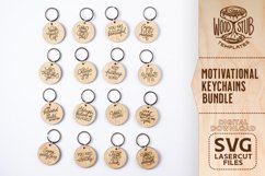 Motivational Keychain SVG, Keychain SVG, Motivational SVG Product Image 1