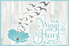 Your Wings Were Ready But My Heart Was Not with Cosmos SVG Product Image 3