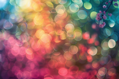 Colorful Bokeh Lights Background Wallpaper Product Image 1