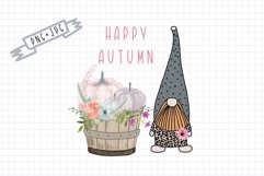 Sublimation Happy Autumn-leopard print-transparent png file Product Image 1