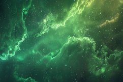Green Nebula Background Wallpaper Product Image 1