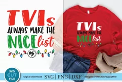Christmas Teacher of the Visually Impaired svg - TVI svg Product Image 1