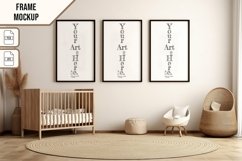 Wooden Frame Smart Mockup PSD &amp; JPG Template Graphic Product Image 1