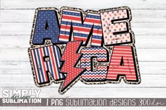 America | Fourth of July Sublimation Png Product Image 2