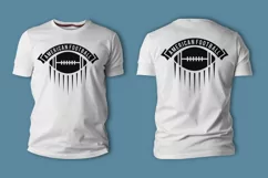 American Football Logo Template, Sports Label SVG Cut File Product Image 3