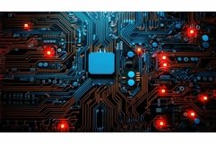 vibrant technology pattern abstract Product Image 1