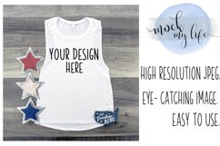 Bella Canvas Mockup / Patriotic Flat Lay / Independence Day Product Image 1