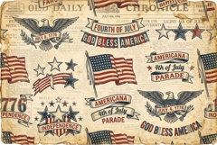 American flag design 4th of July Patriotic Product Image 1