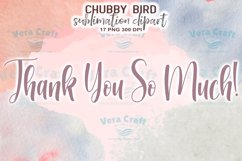 Chubby Bird Watercolor Sublimation Clipart Product Image 10