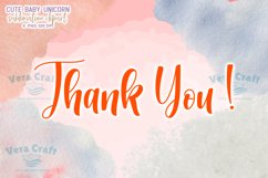 Cute Baby Unicorn Sublimation Clipart Product Image 10