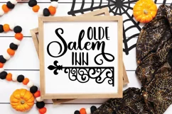 Olde Salem Inn SVG Cut File - Halloween SVG PNG EPS DXF JPG Product Image 2