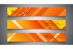 Set banner background for your design. vector graphic design Product Image 1