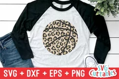 Basketball SVG | Leopard Print Basketball | Shirt Design Product Image 4