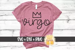 Virgo - August September Birthday - Zodiac SVG PNG DXF Files Product Image 1