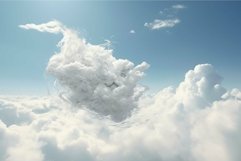 Serene cloudscape with whimsical cloud formation Product Image 1