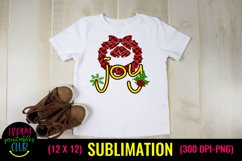 Joy Christmas Sublimation I Holiday Sublimation Design Product Image 2