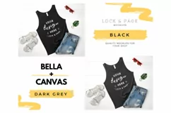 Feminine Bella Canvas 3480 Tank Top Muscle Top Mockup Vol. 3 Product Image 3