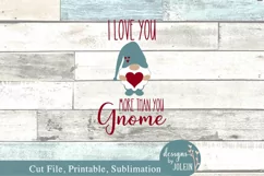 More than you Gnome SVG, Sublimation, Printable Product Image 3