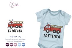 Tatütata SVG | Feuerwehr SVG Product Image 1