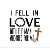 I fell in love svg Jesus svg Easter svg Christian cut file Product Image 2