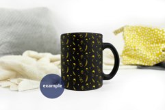 Black Coffee mug mockup, Plain background full wrap mockup Product Image 3