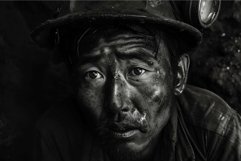 Tenacious Asian miner worker. Generate Ai Product Image 1