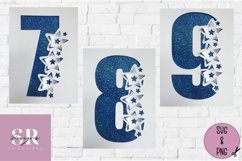 3D star number bundle| Paper cutting | 3d number SVG Product Image 2