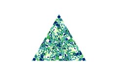 6 Mosaic Pattern Triangles Product Image 2