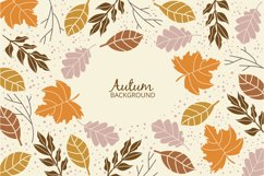 Flat Autumn Background Product Image 1