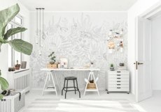 Wall mockup - Wallpaper mockup - Home office - Workspace Product Image 7