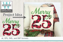 Christmas SVG - Merry 25 Product Image 1
