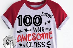 100 days with my awesome class, Teacher 100th day of school Product Image 2