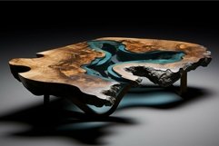 Indistinct Wooden table blur. Generate Ai Product Image 1