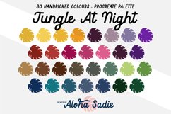 Jungle At Night - Procreate Colour Palette Swatch Product Image 1