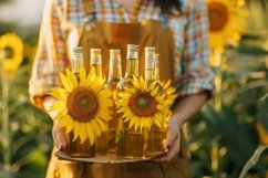 Sunflower Oil Background Wallpaper Product Image 1
