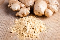 Ginger root and spice closeup Product Image 1