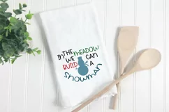 In the Meadow we can build a Snowman SVG - Christmas SVG Product Image 5