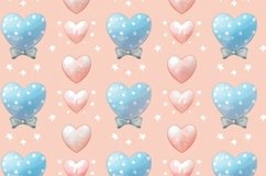 Heart Pattern Background Wallpaper Product Image 1